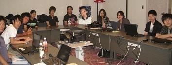 The presentation by students at the Seminar Camp
